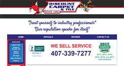 Desktop Screenshot of discountcarpet-tile.com